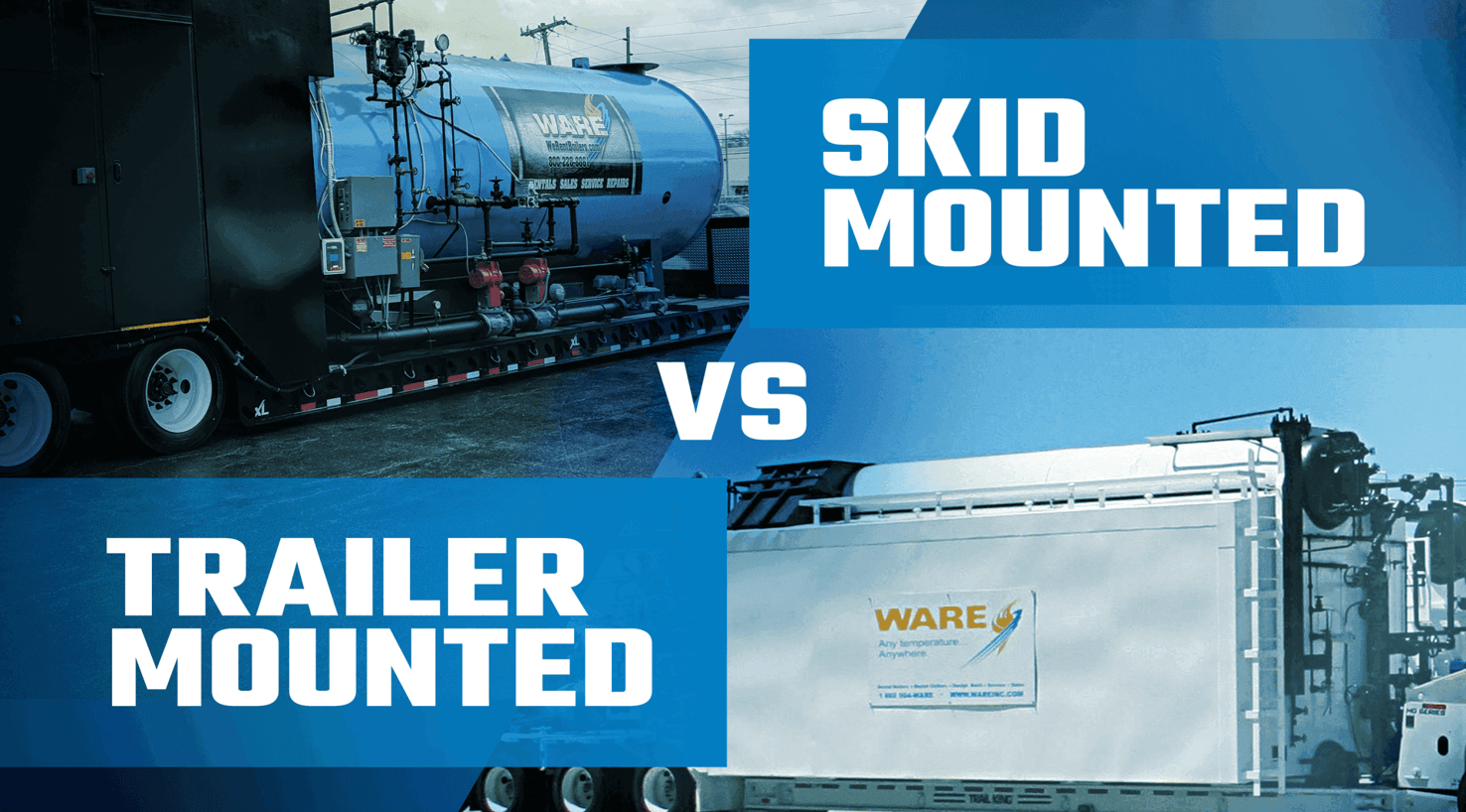 Skid-Mounted Boiler Rentals vs. Trailer-Mounted Boiler Rentals