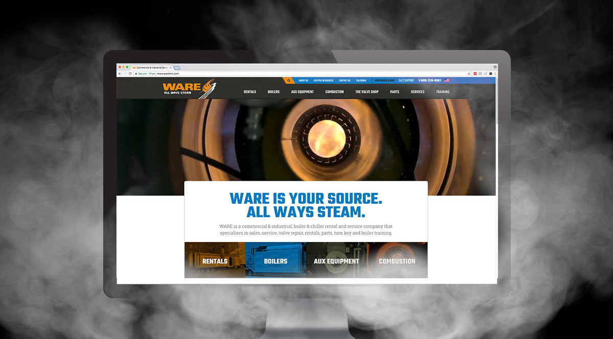 WARE’S New Website Is Steaming Up The Internet